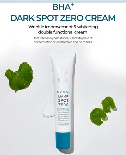 Be the Skin BHA+ Dark Spot Zero Cream - Pore Minimizer Face Moisturizer with Niacinamide, Tranexamic Acid - for Evens Skin Tone, Pore Tightening, Barrier Strenghtening