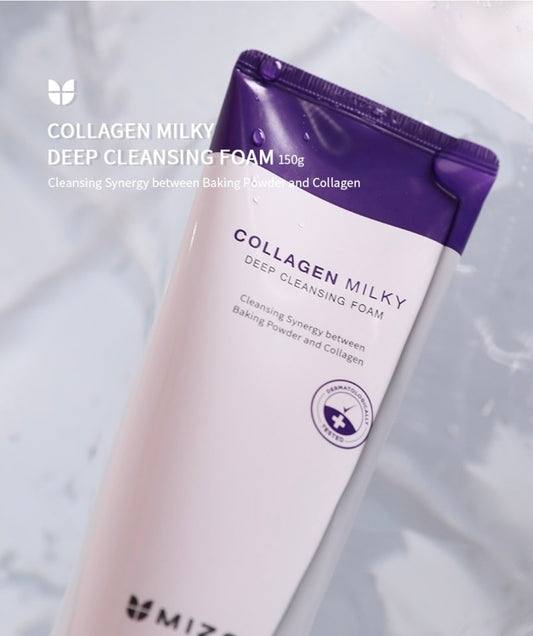 Mizon Collagen Milky Deep Cleansing Foam