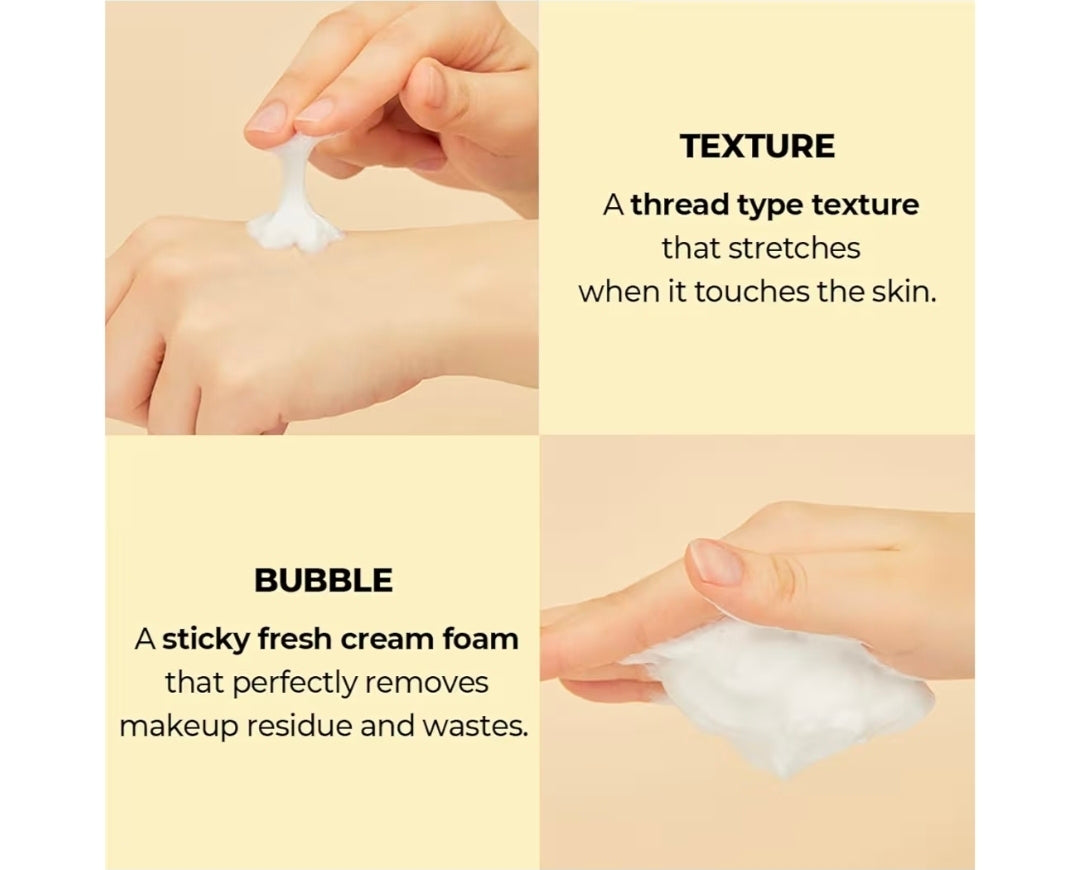 numbuzin No.2 Cleansing Foam - Deep Clean Gentle Exfoliation, Deep Cleansing, Natural Ingredients,Blackheads, Excess Oil, Dead Skin Cells