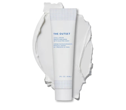 Mascarilla suavizante The Outset Cool Cream: hidratante, suavizante, antiarrugas, alisante, redensificante, limpia, vegana, sin gluten.