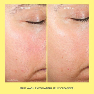 Beekman 1802 Jelly Cleanser Milk Wash Exfoliating Jelly Cleanser - Draws out oil-based debris and is kind to your skin, leaving it feeling silky, soft, and moisturized, rather than dry and tight.