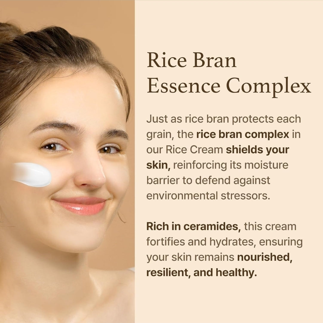 I'm from Rice Cream - Rice Bran Essence with Ceramide, Glowing Look, Improves Moisture Skin Barrier, Deep Nourishment, Smooths and Evens Skin Tone