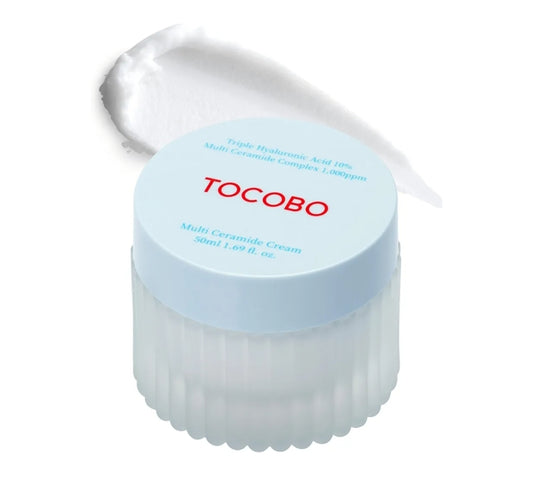 TOCOBO Triple Hyaluronic Acid 10%& Multi Ceramide Complex Cream -  Natural Ingredients,Sensitive Skin, Cruelty Free