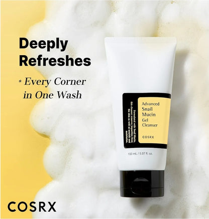 COSRX Advanced Snail Mucin Gel Cleanser - Hydrate and protect the skin - Gel cleanser with a powerful regenerative and hydrating effect