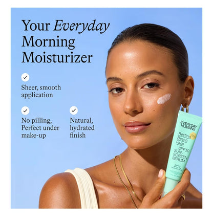 Suero protector solar facial FPS 30 Resting Beach Face de Everyday Humans