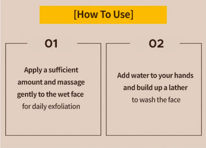 PRIMERA PRMR Organience Peeling Foam - Korean Gentle Cleanser Face Wash, 2 in 1 Facial Scrub for Exfoliating and Daily Pore Cleaning, Sensitive Skin Friendly