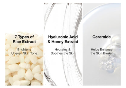 Suero hidratante facial con ceramidas de arroz 7 de Anua: suero hidratante facial con arroz, ácido hialurónico y niacinamida, sin fragancia, no comodogénico, piel de cristal.