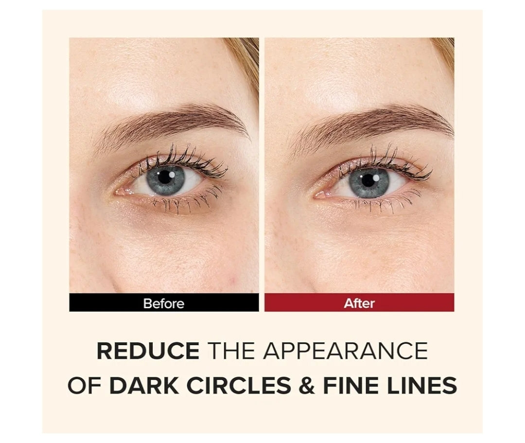 Mary & May Glutathione Eye Cream Special Set - Powerful Antioxidant, Reduces Dark Circles, Improve Uneven Skin Tone with Vitamin C - 3 Pack - 1.01 oz.+ 2 Minis
