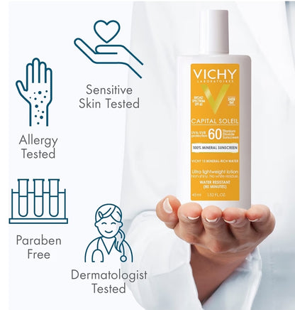 Vichy Capital Soleil Tinted Mineral Sunscreen for Face SPF 60