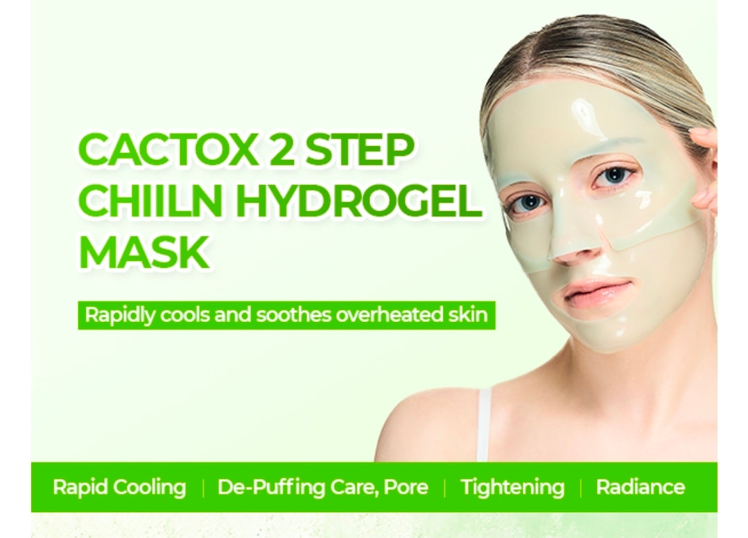 Dr.Melaxin CACTOX DE-PUFFING PORE TOX GEL MASK - 1 Mask - with Cactus Cooling Reduce Puffiness & Pore Tightening for Visible Pore Care Skin Repair