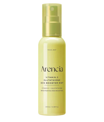 ARENCIA Vitamin C & Glutathione Skin Booster Mist, Glow Facial Spray with Niacinamide & Hydrating Ingredients, Lightweight Face Mist for Daily Refresh