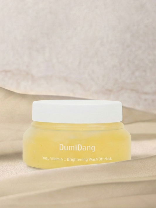 DumiDang Yuzu Vitamin C Brightening Wash Off Mask - Supports the skin's natural resilience and provides potent antioxidant benefits to protect the skin
