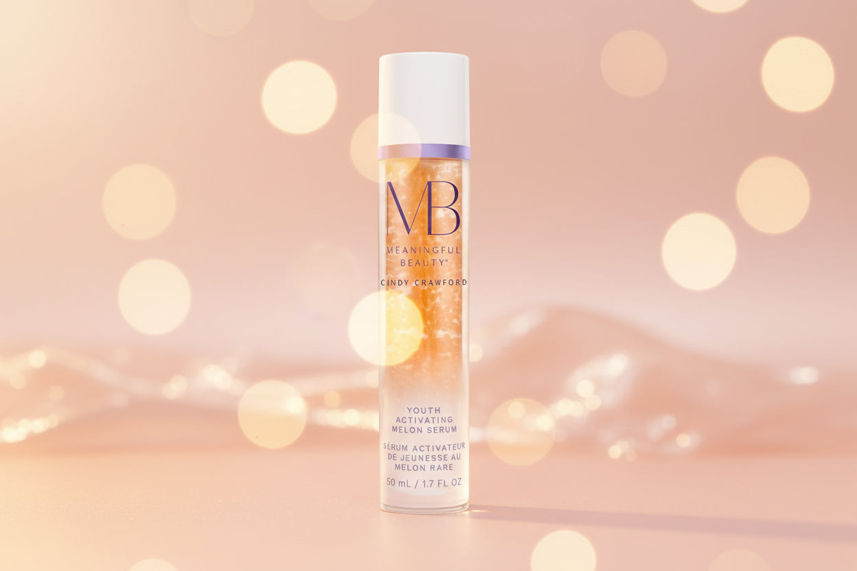 Suero de melón activador de juventud Meaningful Beauty: iluminador, unificador, hidratante, nutritivo, rejuvenecedor y suavizante.