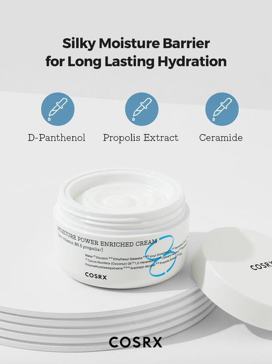 Crema hidratante COSRX Hydrium Moisture Power - Hidratación pura