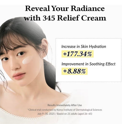 Dr. Althea 345 Relief Cream - Moisturizer for Soothing Recovery and Blemish Care with PDRN & Niacinamide