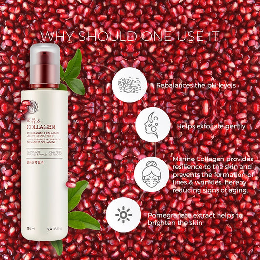 Tónico reafirmante con granada y colágeno de The Face Shop