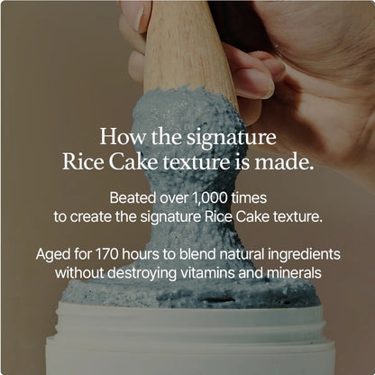 Arencia Fresh Blue Hyssop Rice Mochi Cleanser  - Brightening & Deep Cleansing, Exfoliator, Acne-Prone Skin & Blackheads