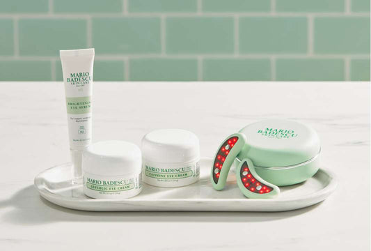 Mario Badescu Red Light + EMS Under Eye Patches - Rechargeable under-eye patches that use red light and EMS to visibly de-puff, brighten, and smooth