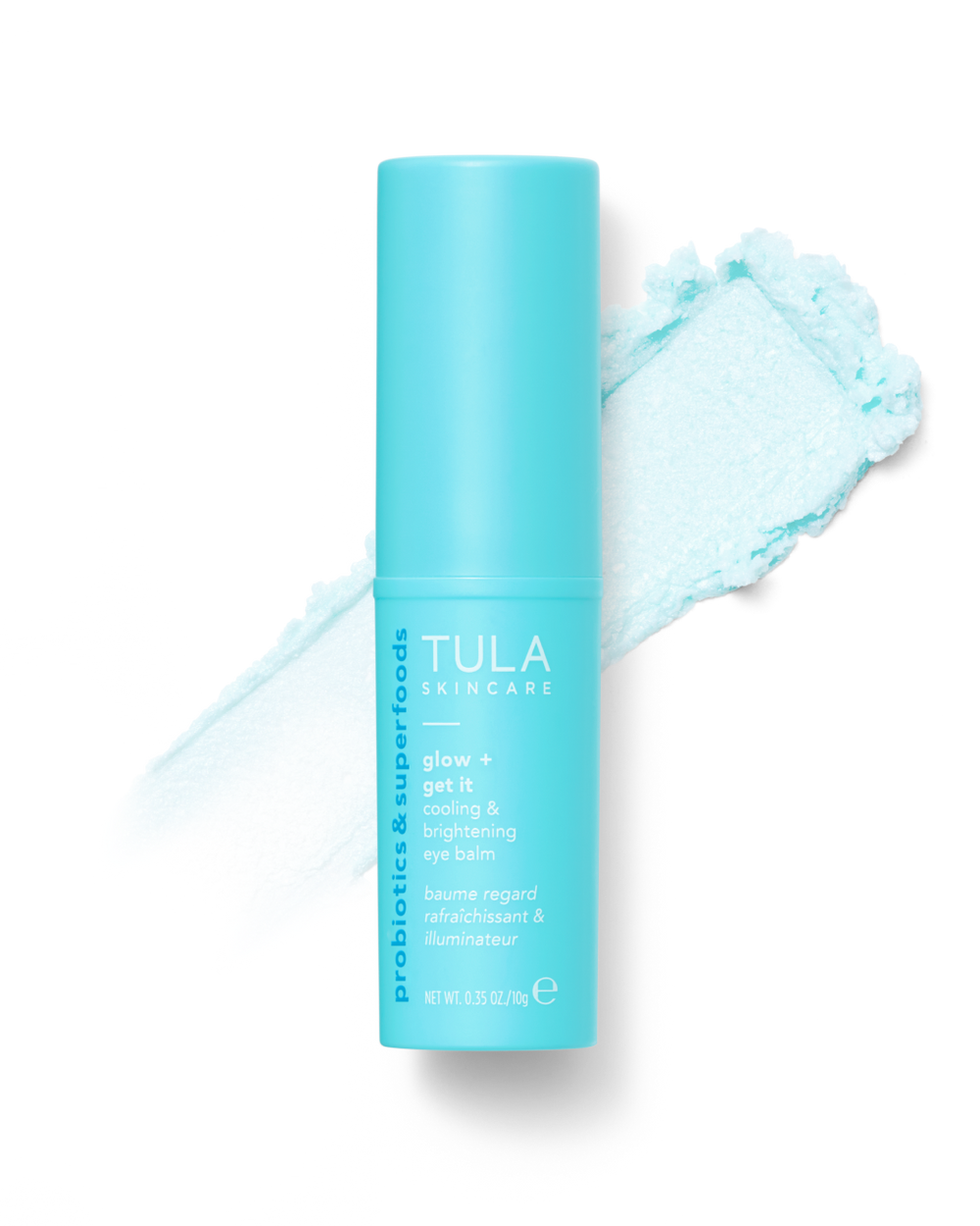 Tula Glow + Get It - Cooling & brightening eye balm - A caffeine-powered eye balm that brightens tired eyes