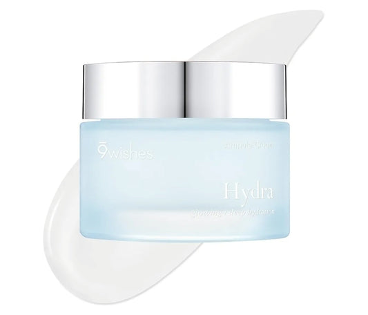 9 wishes Hydra Ampule Cream - Powerful Hydration with Coconut Water - Long Lasting Hydration Facial Moisturizer Deeper Layers of Skin