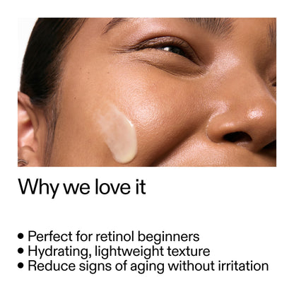 Suero de retinol INKEY: ataca los primeros signos del envejecimiento, el acetato de retinilo de liberación lenta al 1 % estimula suavemente la renovación celular para suavizar las líneas finas, las arrugas y la pigmentación.