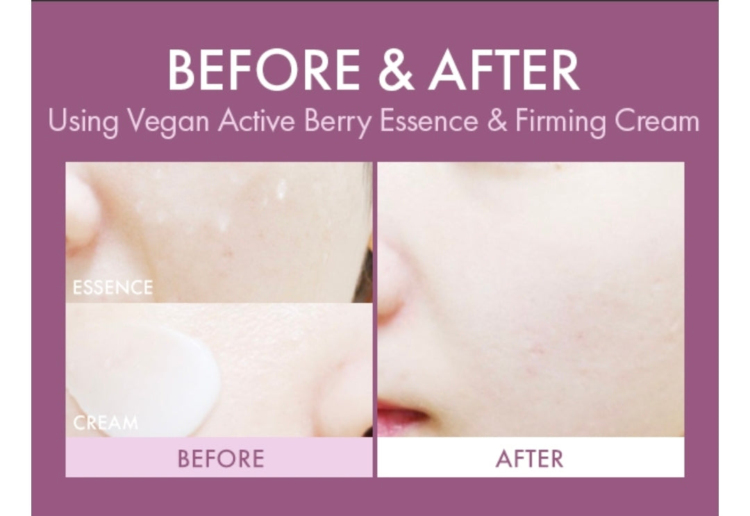 Dr. Ceuracle Vegan Active Berry Lifting Cream - Antioxidant Moisturizer with Resveratrol Capsules and Vitamin A, Hydration and Rejuvenation