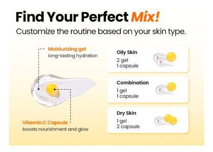 K-SECRET SEOUL 1988 Niacinamide Capsule Cream – Hydrating Face Moisturizer with 5% Niacinamide and Yuja, Vitamin C Capsule Cream for Dark Spots, Uneven Skin Tone