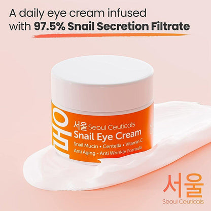 Crema para ojos con caracol de Seoul Ceuticals