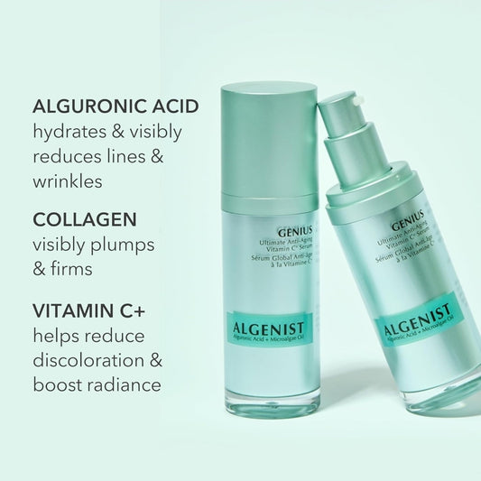 Radiance Boost Bundle - Vitamin C + Brightening Antioxidant Collection - Reduces fine lines, age spots, redness and discoloration - 3 Products