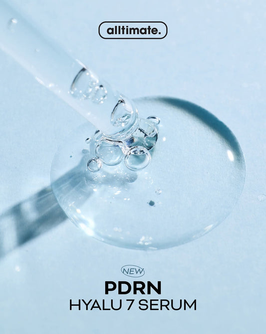 THE FACE SHOP Alltimate PDRN Hyalu 7 Serum - Deep hydration, improves skin elasticity and dewy, radiance look