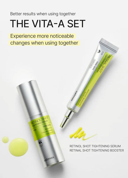 Celimax The Vita A Retinal Shot Tightening Booster - Pore Minimizer, Wrinkles & Fine Lines, Firmer Skin