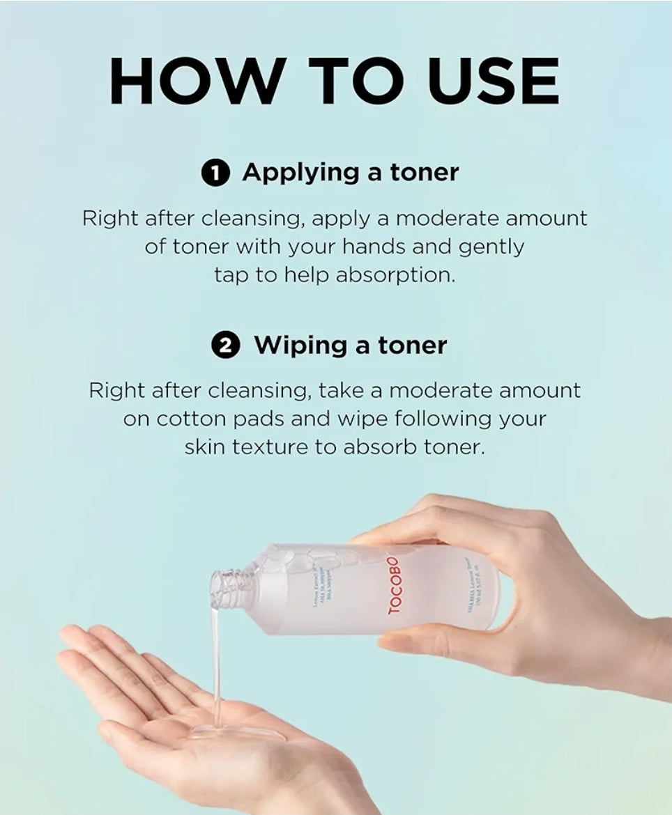 TOCOBO AHA BHA Lemon Toner - Vitamin C and Lemon Extract, AHA, BHA, Calming and Soothing Moisturizer Natural Ingredients, Vegan Toner, Cruelty Free