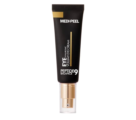 Medi-Peel MDP Peptide9 Hyaluronic Volumy Eye Cream - Anti-Aging, Brightening, Reduces Wrinkles, Under Eye Bags, Dark Circles & Puffiness Care, Hyaluronic Acids, Enhance Elasticity