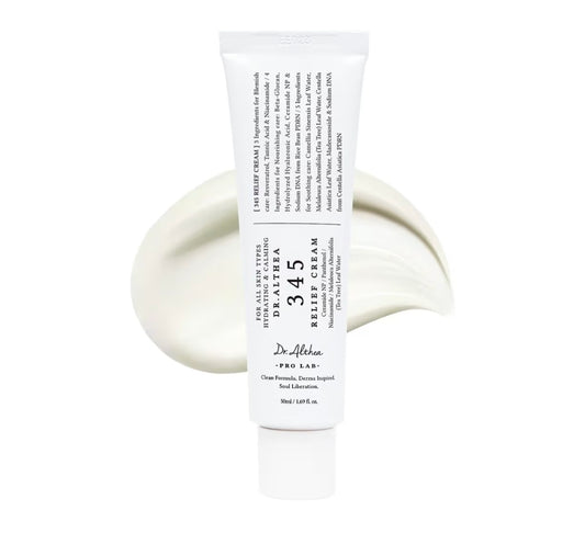 Crema de alivio Dr. Althea 345: humectante para la recuperación y el cuidado de las imperfecciones con PDRN y niacinamida.