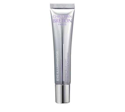 Christian Breton Eye Illuminator - Hydrating Under Eye Cream for Tired, Dull Eyes - Squalane & Botanical Extracts - Ophthalmologist-Tested