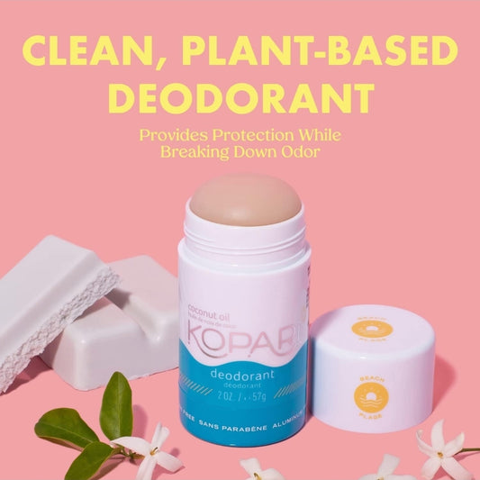 Desodorante de aceite de coco Kopari - No tóxico y limpio, a base de plantas.