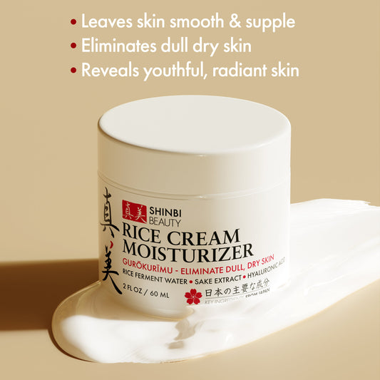 Crema hidratante de arroz Shinbi Beauty