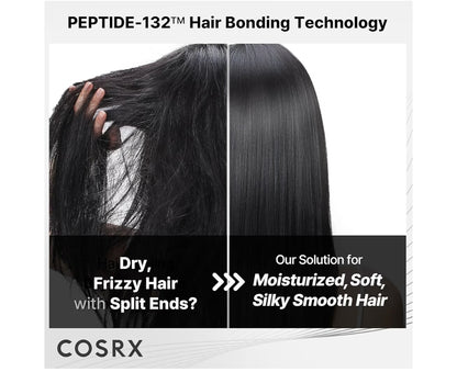 COSRX PEPTIDE 132 Ultra Perfect Hair Bonding Oil Serum - Keratin Treatment for Frizzy, Damaged, Dry Hair – Repairs Split Ends, Adds Hair Gloss with Argan & Jojoba Oils – For All Hair Types