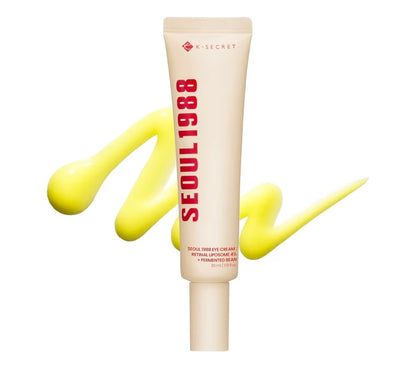 K-SECRET SEOUL 1988 Retinal Eye Cream – Formulated with Advanced Retinal Liposome 4% and Fermented Bean for Smoother, Refreshed-Looking Eyes