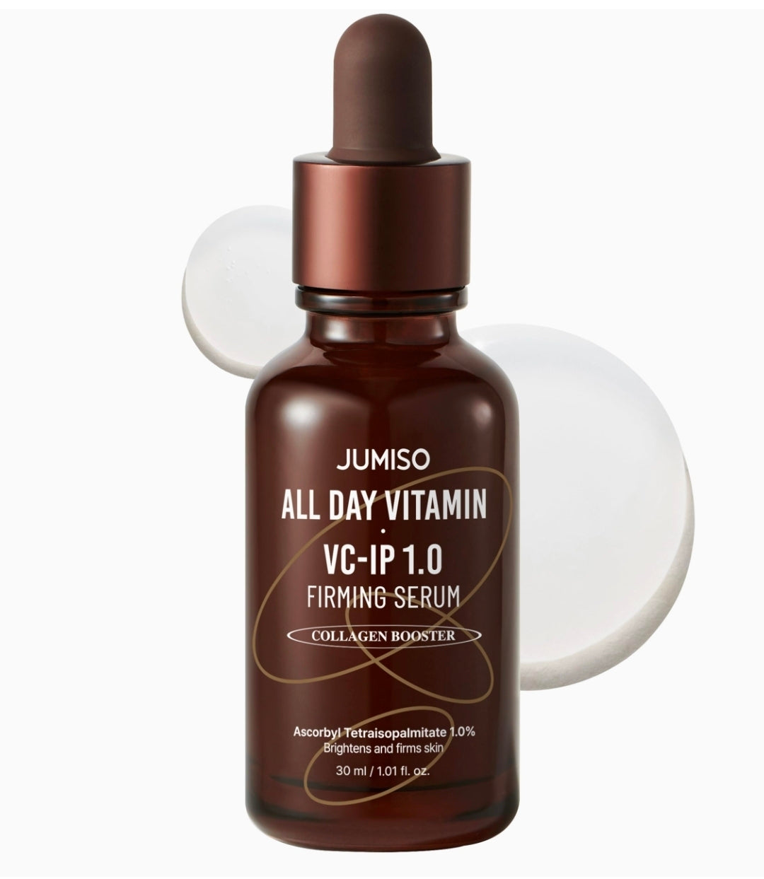 JUMISO All Day VC-IP 1.0 Firming Serum - Boosting Collagen, Reducing fine lines, Aronia Extract, Bakuchiol, Panthenol
