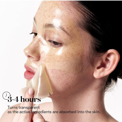 VT Cosmetics Vita-Light Reedle Shot 100 - 2 Step Brightening Hydrogel Mask - Cicahyalon + Cica Reedle + Vitamin C - Intensive Glowing, Exosome Glutathione, Melting - 1 Mask