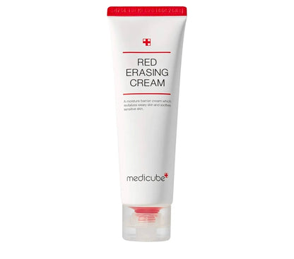 medicube Red Erasing Cream 2.0 - Non-comedogenic cream formulated for sensitive, acne-prone skin to reduce redness and hyperpigmentation while repairing the skin barrier