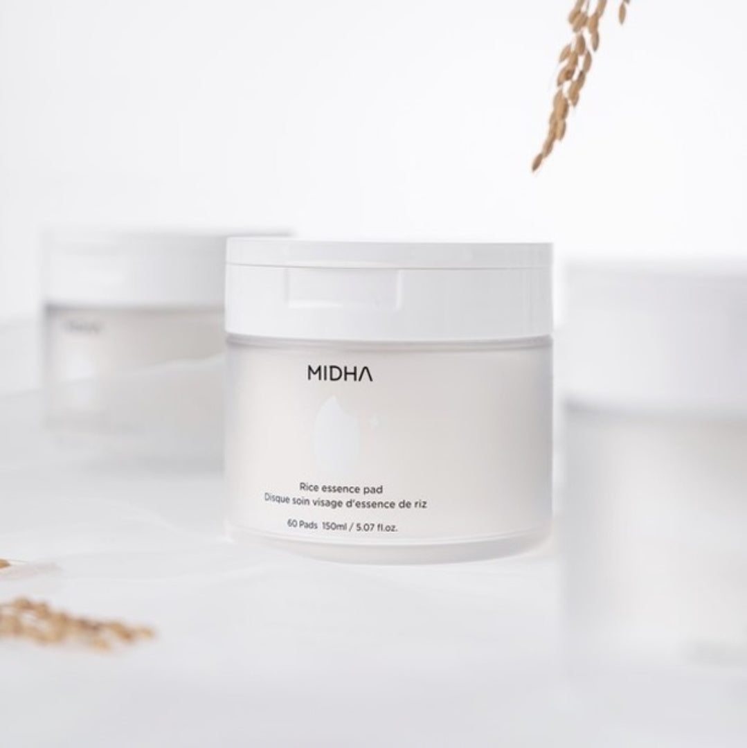 Midha Rice Serum Pads - Brightens, hydrates, and improves skin texture
