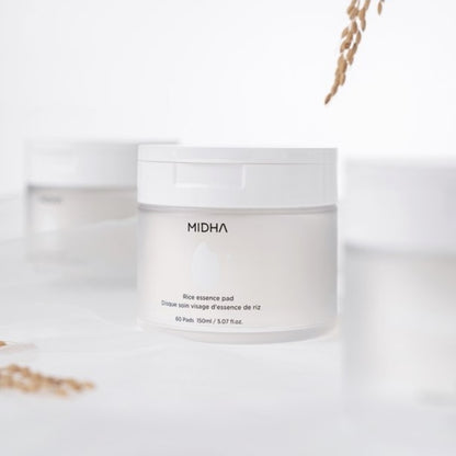 Midha Rice Serum Pads - Brightens, hydrates, and improves skin texture