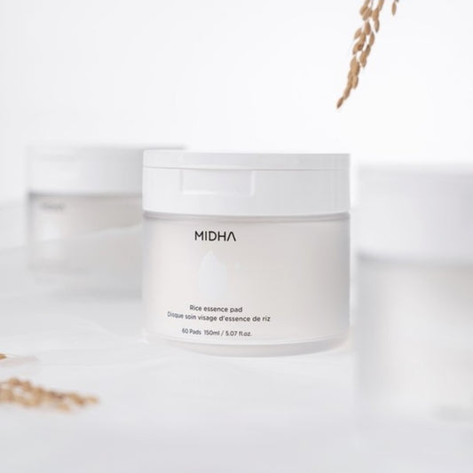 Midha Rice Serum Pads - Brightens, hydrates, and improves skin texture