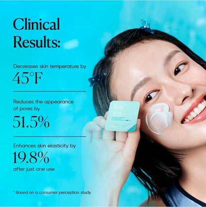Belif Super Drops Multi-7 Hyaluronic Frozen Serum - Suero hidratante, calmante y desinflamante con péptidos y cafeína - 9 gotas