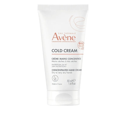 Avene Cold Cream Concentrated Hand Cream - Quick Absorbing for Dry Chapped Hands 1.6 Oz