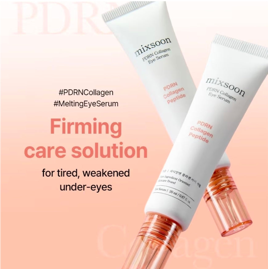 mixsoon PDRN Collagen Eye Serum - Revived Under Eye Serum with Gentle, Smooth Formula for Sensitive Under Eye Skin