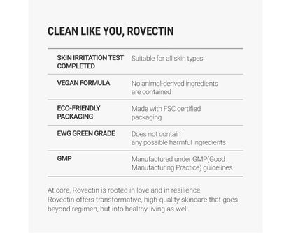 Crema Calmante de Loto ROVECTIN: Crema facial ligera, hidratante y calmante para piel sensible, con 75 % de extracto de agua de loto y niacinamida para combatir el envejecimiento.