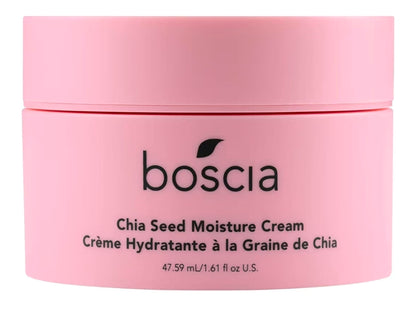 Boscia Chia Seed Moisture Cream - Natural Skin Care - Sensitive Skin Face Lotion with Elderberry, Vitamin A, Vitamin B6, Vitamin C & Vitamin E - For Dry Skin Types